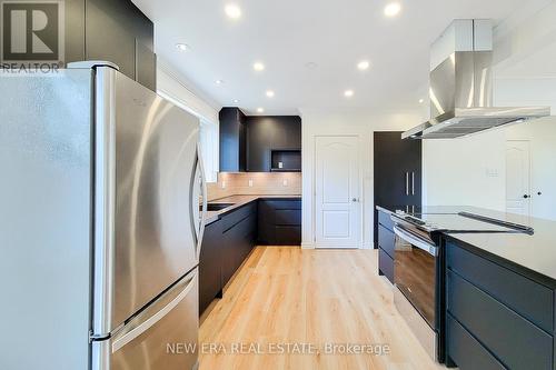 454 Mayzel Road, Burlington, ON - Indoor Photo Showing Kitchen With Stainless Steel Kitchen With Upgraded Kitchen