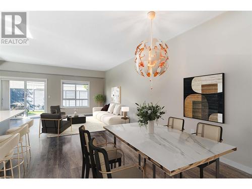 680 Old Meadows Road Unit# 68, Kelowna, BC - Indoor Photo Showing Dining Room