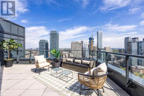 3907 - 955 Bay Street, Toronto, ON - Outdoor With Balcony With View With Exterior