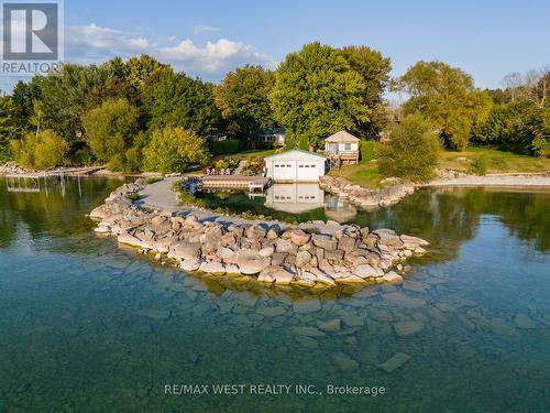 1668 Lakeshore Drive, Ramara (Brechin), ON - Outdoor With Body Of Water With View