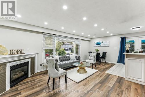 34 Devere Drive, Guelph, ON - Indoor Photo Showing Living Room With Fireplace