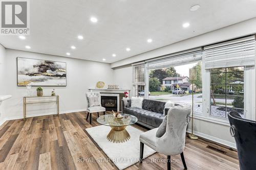 34 Devere Drive, Guelph, ON - Indoor Photo Showing Living Room With Fireplace