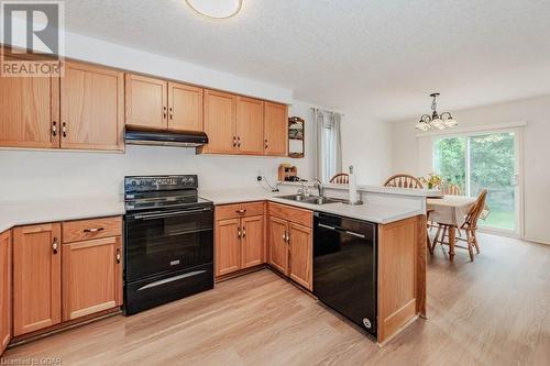 53 Thompson Drive, Guelph, ON - Indoor Photo Showing Kitchen With Double Sink