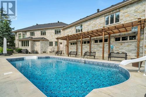 187 Mattucci Court, Vaughan, ON - Outdoor With In Ground Pool With Deck Patio Veranda