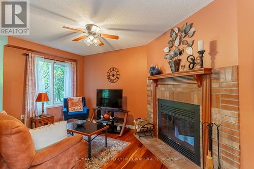 34 Ward Drive, Barrie, ON - Indoor Photo Showing Living Room With Fireplace