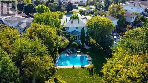 34 Ward Drive, Barrie, ON - Outdoor With In Ground Pool With View