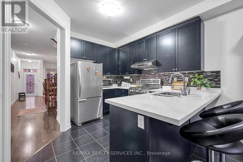 12 Fitzgibson Street, Brampton, ON - Indoor Photo Showing Kitchen With Double Sink