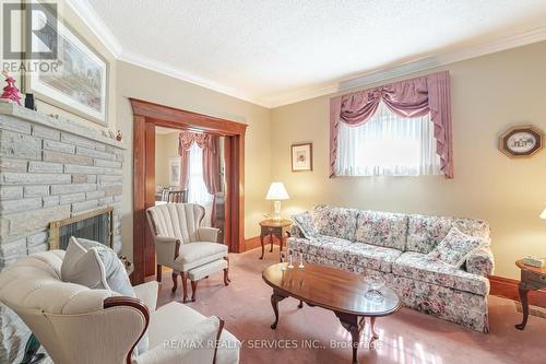 61 Rosedale Avenue W, Brampton, ON - Indoor Photo Showing Living Room With Fireplace