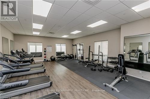 618 - 2486 Old Bronte Road, Oakville (Bronte West), ON - Indoor Photo Showing Gym Room