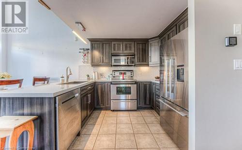 5 Father David Bauer Drive Unit# 103, Waterloo, ON - Indoor Photo Showing Kitchen With Stainless Steel Kitchen With Upgraded Kitchen