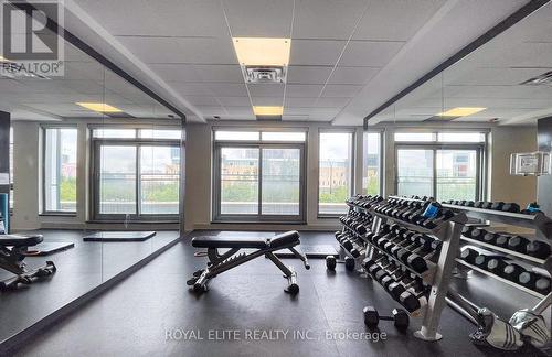 2905 - 360 Square One Drive, Mississauga (City Centre), ON - Indoor Photo Showing Gym Room