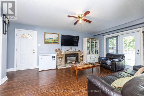 30 Stainforth Drive, Toronto, ON - Indoor Photo Showing Living Room With Fireplace