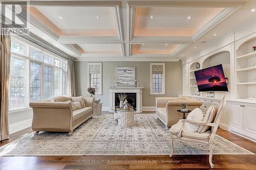 17 Blyth Hill Road, Toronto, ON - Indoor Photo Showing Living Room With Fireplace