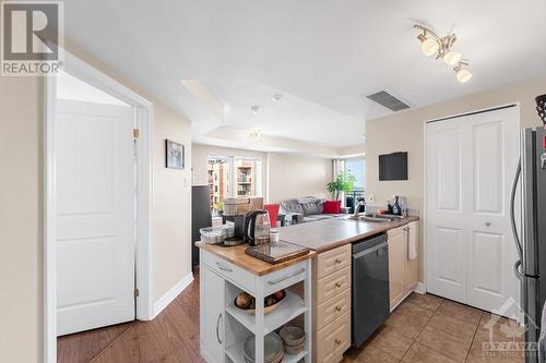 310 Central Park Drive Unit#9B, Ottawa, ON - Indoor Photo Showing Kitchen With Double Sink