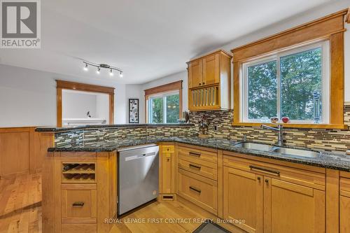 298 Livingstone Street W, Barrie, ON - Indoor Photo Showing Kitchen With Double Sink