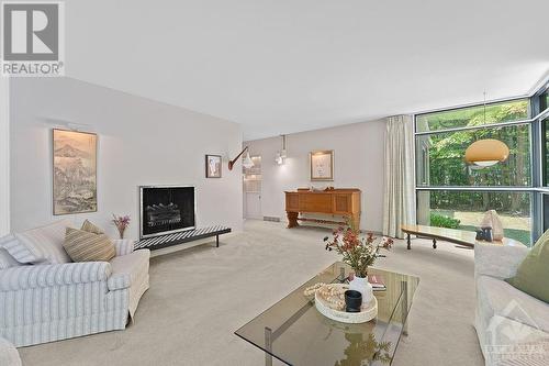 3 Greenhill Way, Ottawa, ON - Indoor Photo Showing Living Room With Fireplace