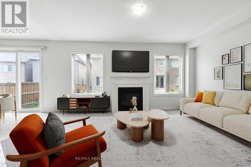 2544 Bandsman Crescent, Oshawa, ON - Indoor Photo Showing Living Room With Fireplace