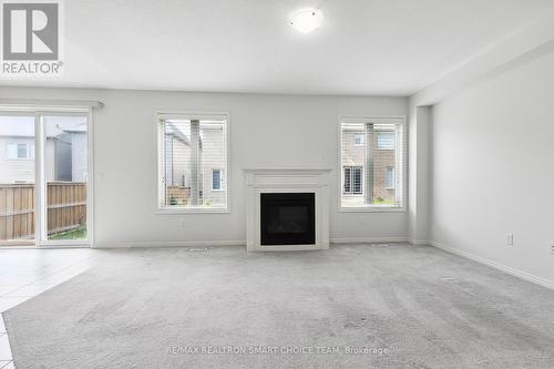 2544 Bandsman Crescent, Oshawa, ON - Indoor Photo Showing Living Room With Fireplace