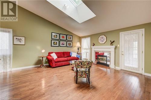 264 Newport Place, Waterloo, ON - Indoor Photo Showing Living Room With Fireplace