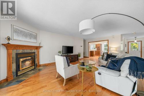 710 Airport Road, Quinte West, ON - Indoor Photo Showing Living Room With Fireplace