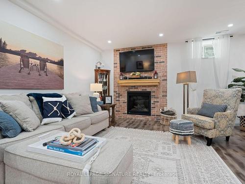 31-80 New Lakeshore Rd, Norfolk, ON - Indoor Photo Showing Living Room With Fireplace