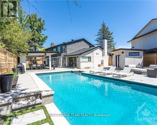 3 Bridle Court, Ottawa, ON - Outdoor With In Ground Pool With Backyard