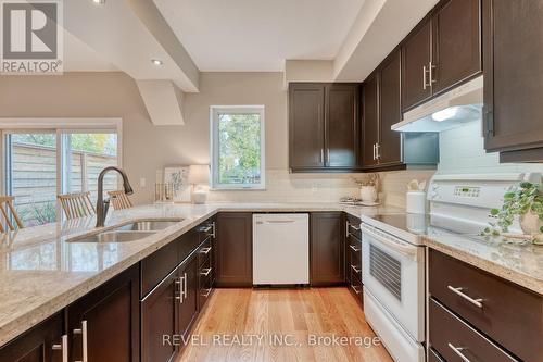 262 Homewood Avenue, Hamilton, ON - Indoor Photo Showing Kitchen With Double Sink