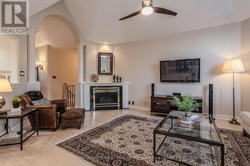 4098 Montrose Crescent, Burlington, ON - Indoor Photo Showing Living Room With Fireplace