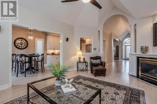 4098 Montrose Crescent, Burlington, ON - Indoor Photo Showing Living Room With Fireplace