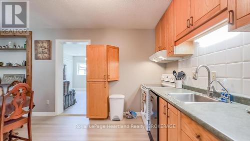 Kitchen - 4 Ducharme Crescent, Bluewater (Bayfield), ON - Indoor Photo Showing Kitchen With Double Sink