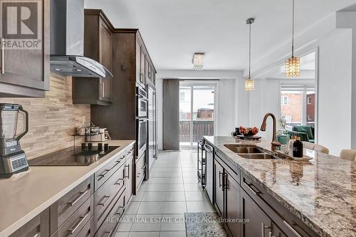 342 Seabrook Drive, Kitchener, ON - Indoor Photo Showing Kitchen With Double Sink With Upgraded Kitchen