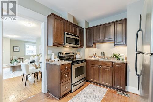 212 Windsor Avenue, London, ON - Indoor Photo Showing Kitchen With Stainless Steel Kitchen