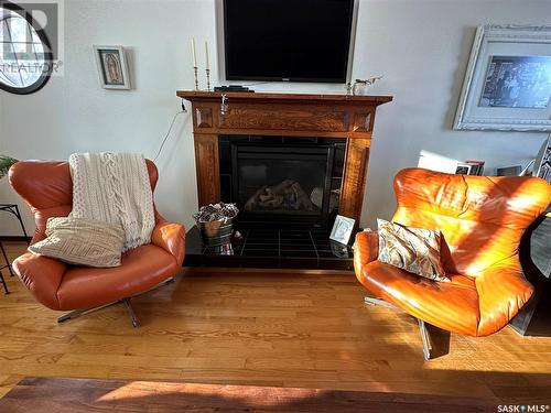 309 2Nd Avenue, Gerald, SK - Indoor Photo Showing Living Room With Fireplace
