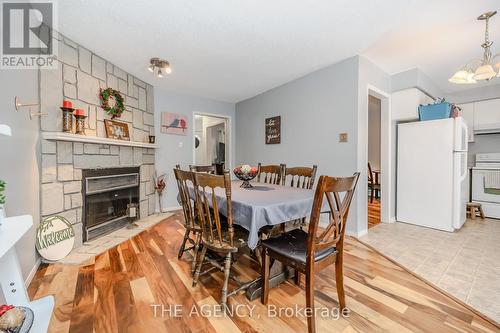 80 Middlemiss Crescent, Cambridge, ON - Indoor Photo Showing Dining Room With Fireplace