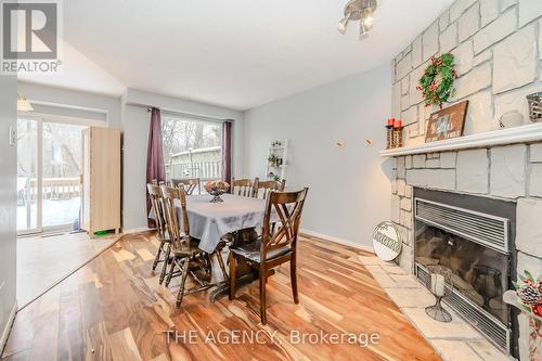 80 Middlemiss Crescent, Cambridge, ON - Indoor Photo Showing Dining Room With Fireplace