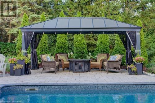 587 Manorwood Court, Waterloo, ON - Outdoor With In Ground Pool With Backyard