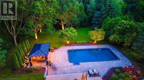 587 Manorwood Court, Waterloo, ON - Outdoor With In Ground Pool With Backyard