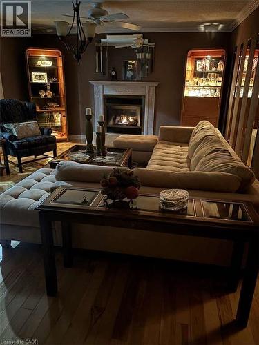 2 Joanne Crescent, Minto, ON - Indoor Photo Showing Living Room With Fireplace