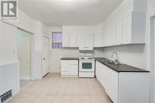 94 Wentworth Street N, Hamilton, ON - Indoor Photo Showing Kitchen With Double Sink