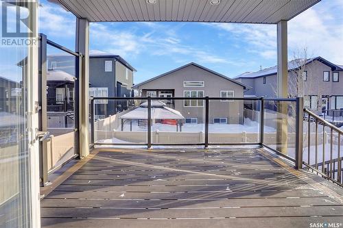 3921 Sandhill Crescent, Regina, SK - Outdoor With Deck Patio Veranda With Exterior