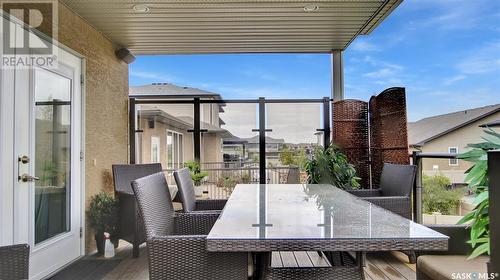 3921 Sandhill Crescent, Regina, SK - Outdoor With Deck Patio Veranda With Exterior