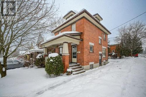 View of snow covered property - 97 Peppler Street, Waterloo, ON - Outdoor