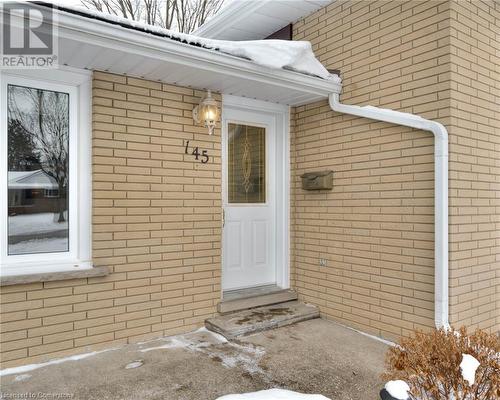 145 Hickson Drive, Kitchener, ON - Outdoor With Exterior