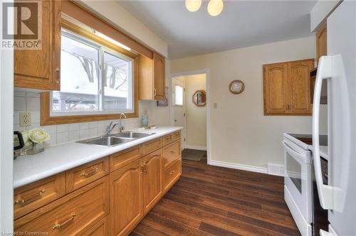 145 Hickson Drive, Kitchener, ON - Indoor Photo Showing Kitchen With Double Sink