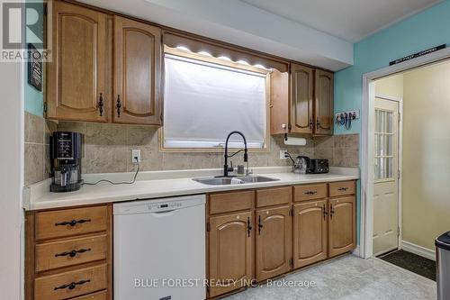 84 Amy Crescent, London, ON - Indoor Photo Showing Kitchen With Double Sink