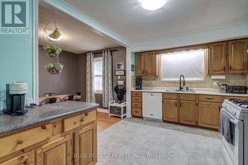 84 Amy Crescent, London, ON - Indoor Photo Showing Kitchen With Double Sink