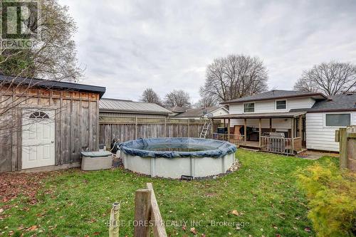 84 Amy Crescent, London, ON - Outdoor With Above Ground Pool With Backyard