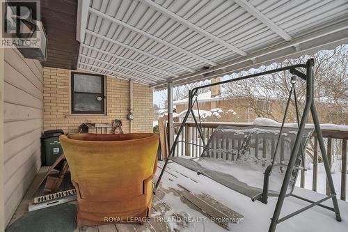 COVERED BACK PORCH - 1399 Beckworth Avenue, London, ON -  With Exterior