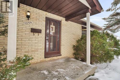 COVERED FRONT PORCH - 1399 Beckworth Avenue, London, ON - Outdoor With Exterior