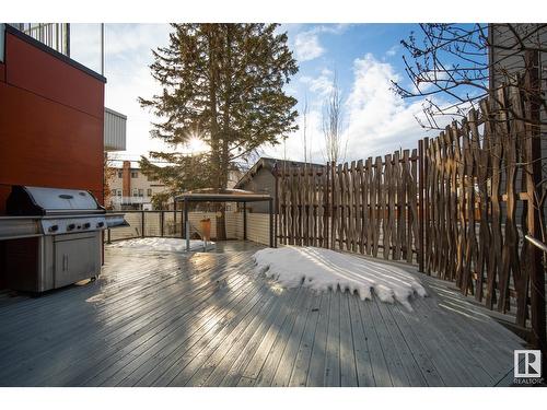 8771 Strathearn Dr Nw, Edmonton, AB - Outdoor With Deck Patio Veranda